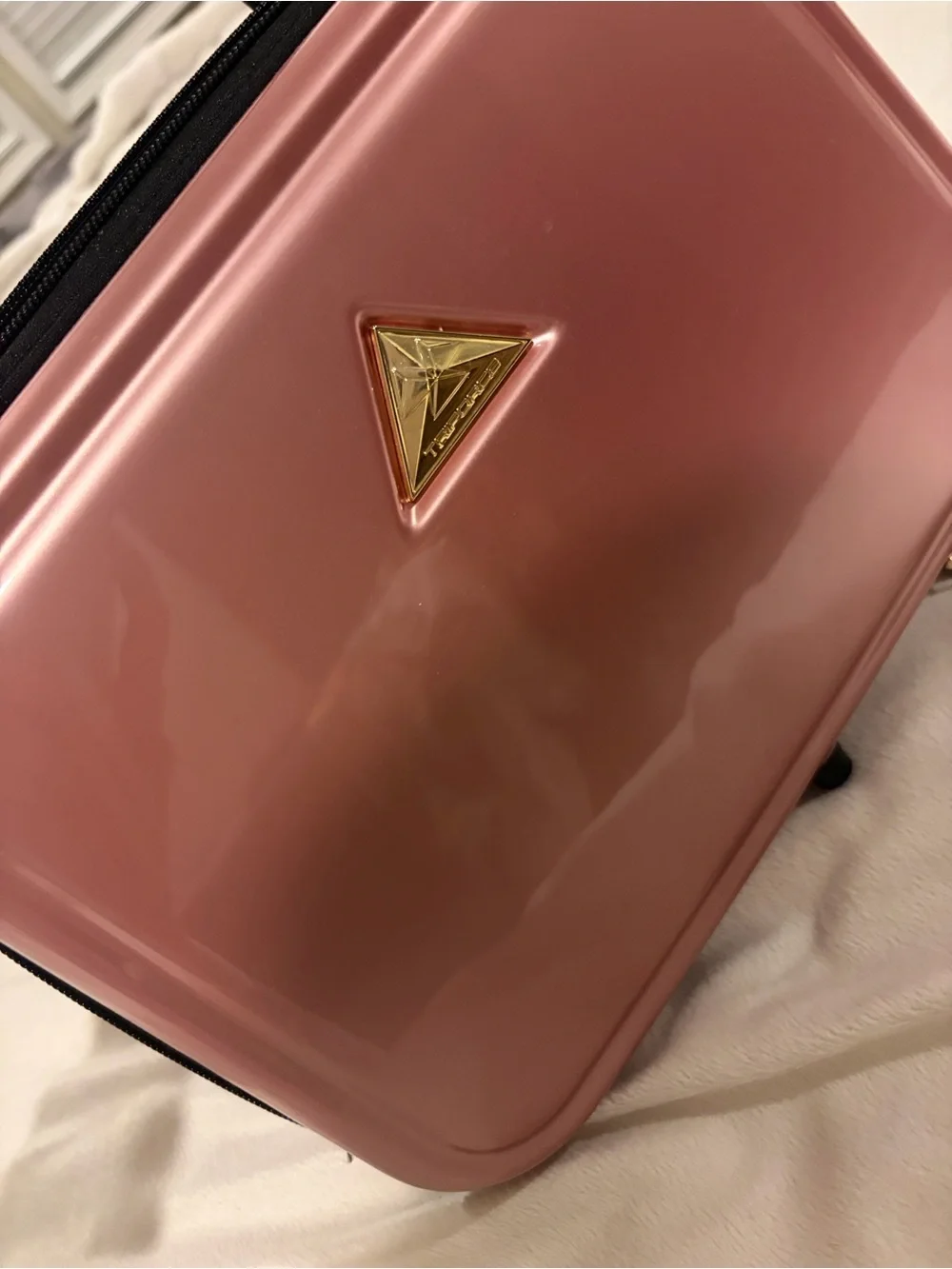 Triforce Pink Hard-Shell Cosmetic Case